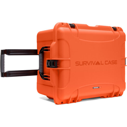Nanuk Case 960 w/lid org and Survival Logo - Orange (960S-110OR-PA0-SRV01)