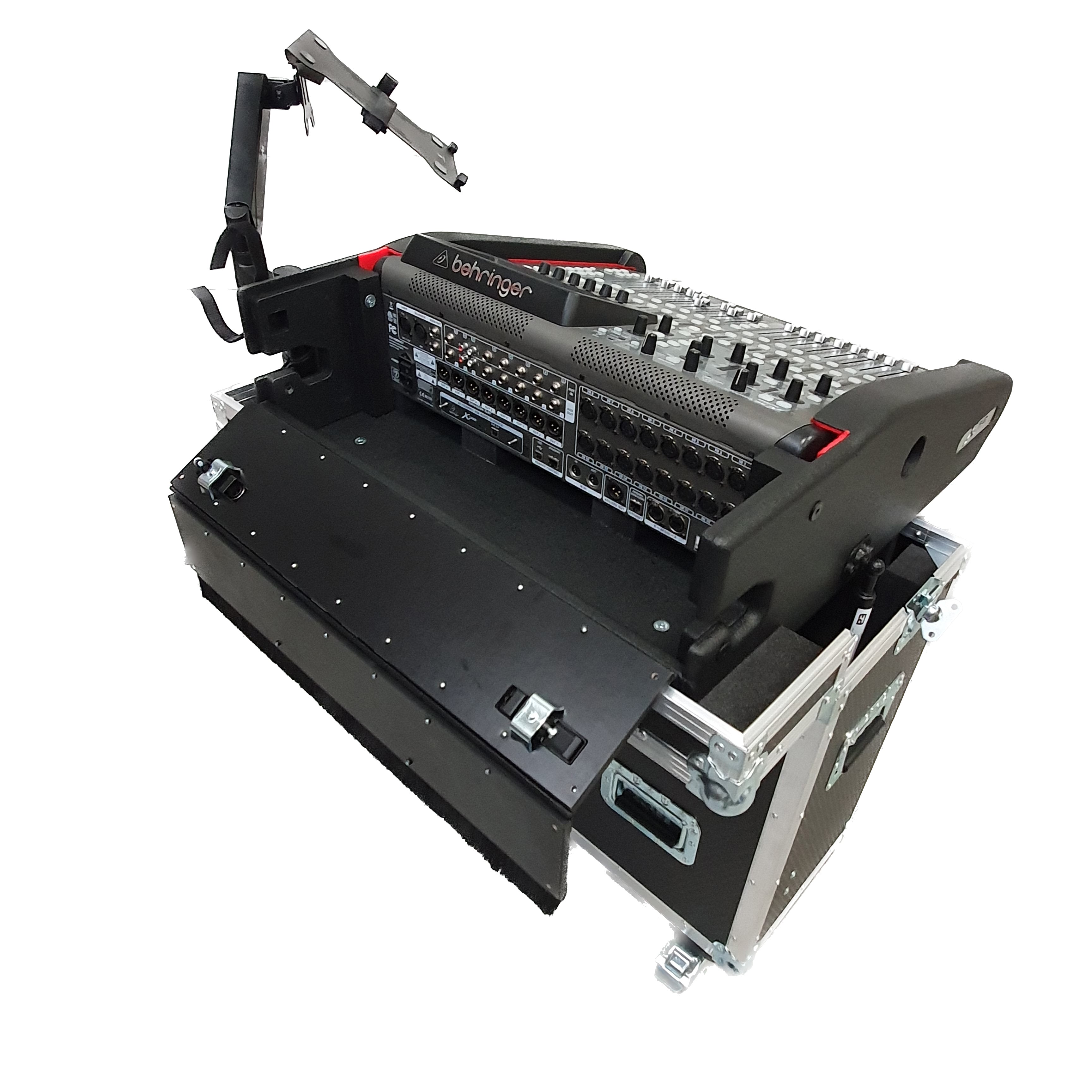 Pro X Flip-Ready Easy Retracting Hydraulic Lift Case for Behringer BX32 Compact Console by ZCase® XZF-BX32C
