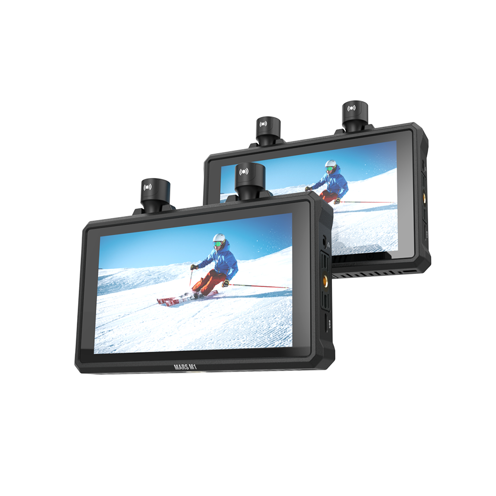 Hollyland  5.5 Inch Monitor with Built-in Video Transmitor/Receiver Duo Pack HL-Mars M1 5.5 Inch Monitor Duo Pack