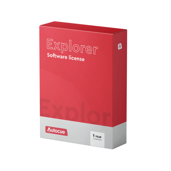 Autocue Explorer software license pack, 1 year entitlement P7017-0001