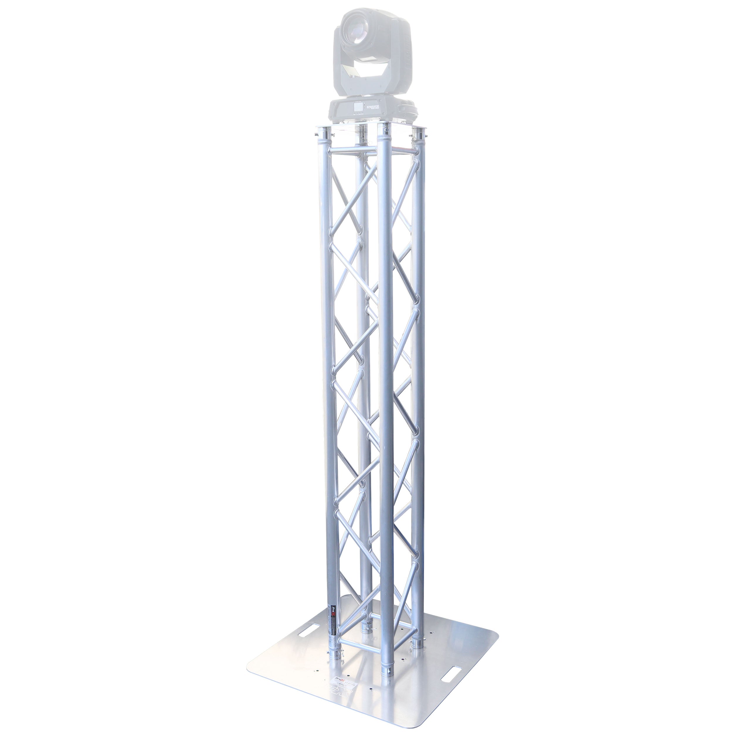ProX K-Truss 6.56 Lightweight Square Truss Totem Full Package Includes White Scrim, Top Plate and Base Plate KT-SQ656TOTEMTCX2