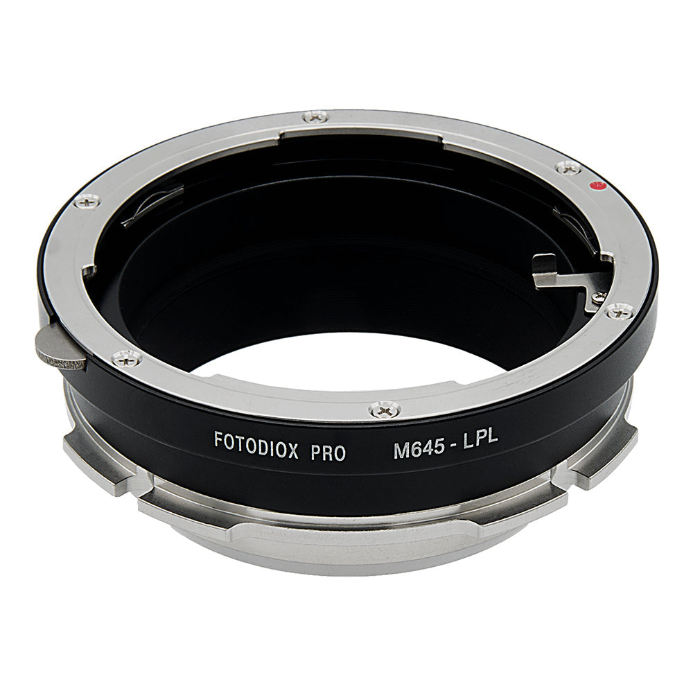 Fotodiox Pro Lens Mount Adapter - Compatible with Mamiya 645 (M645) Mount Lenses to Arri LPL (Large Positive Lock) Mount Cameras M645-LPL-P