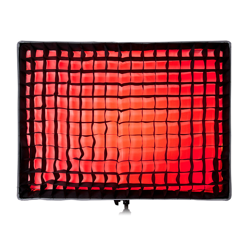 Fotodiox Pro Prizmo Go RGBW 120W LED Light Softbox and Grid Kit - 1x2' Multi Color, Dimmable, Professional Photo/Video LED Studio Light with Special Effects Settings PZM-120GO-KIT