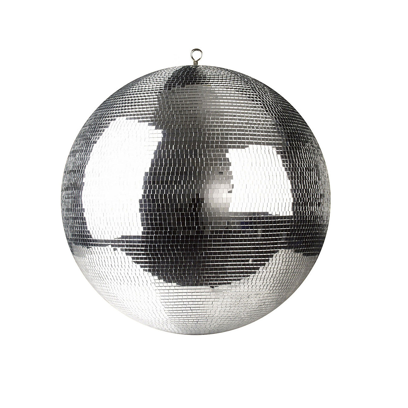 Pro X 40" inch Mirror Disco Ball Bright Silver Reflective Indoor DJ Sphere with Hanging Ring for Lighting MB-40