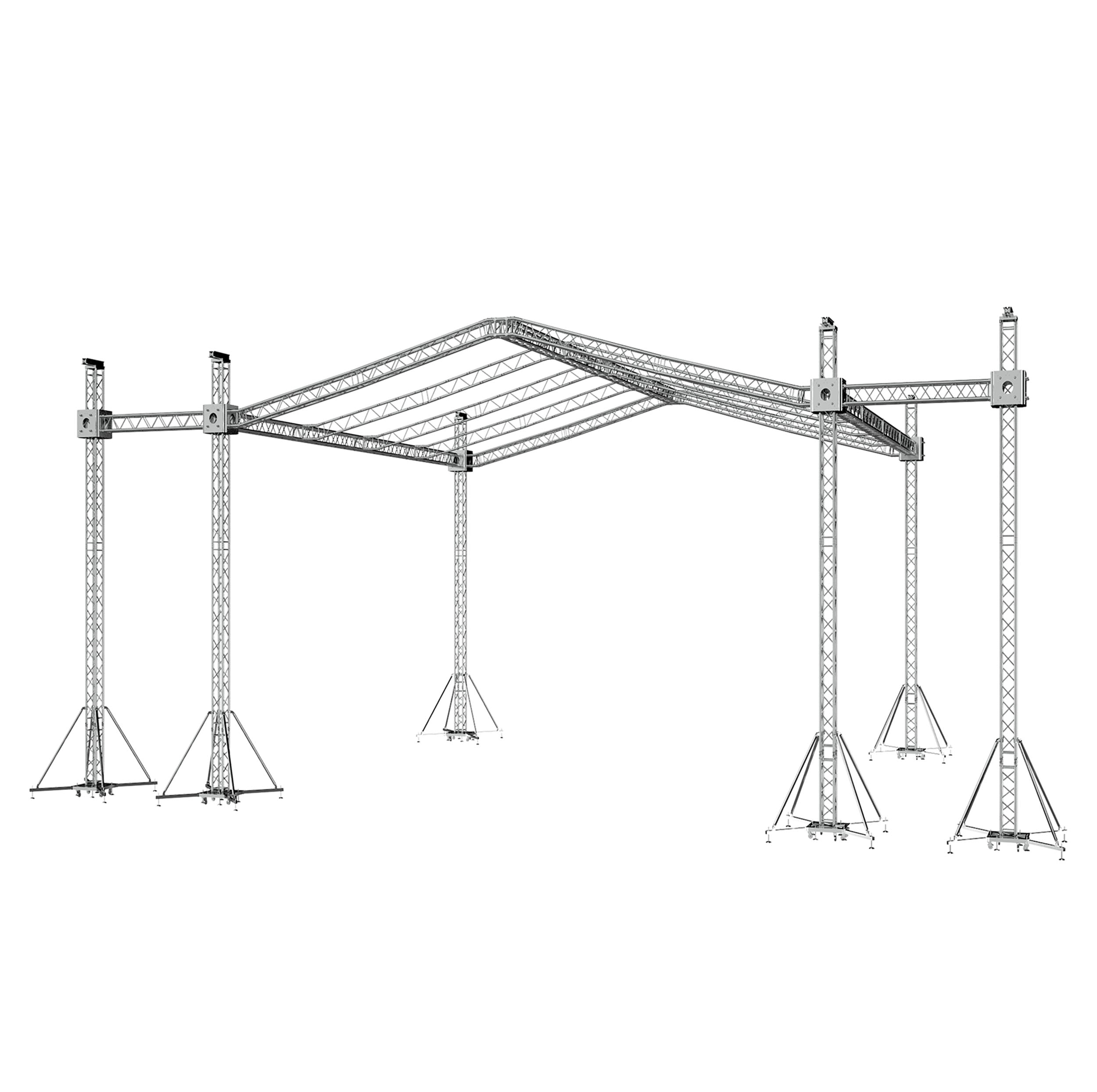Pro X 12D Stage Roofing Truss System Package with Speaker Wings XTP-GS322823-PRB3-12D