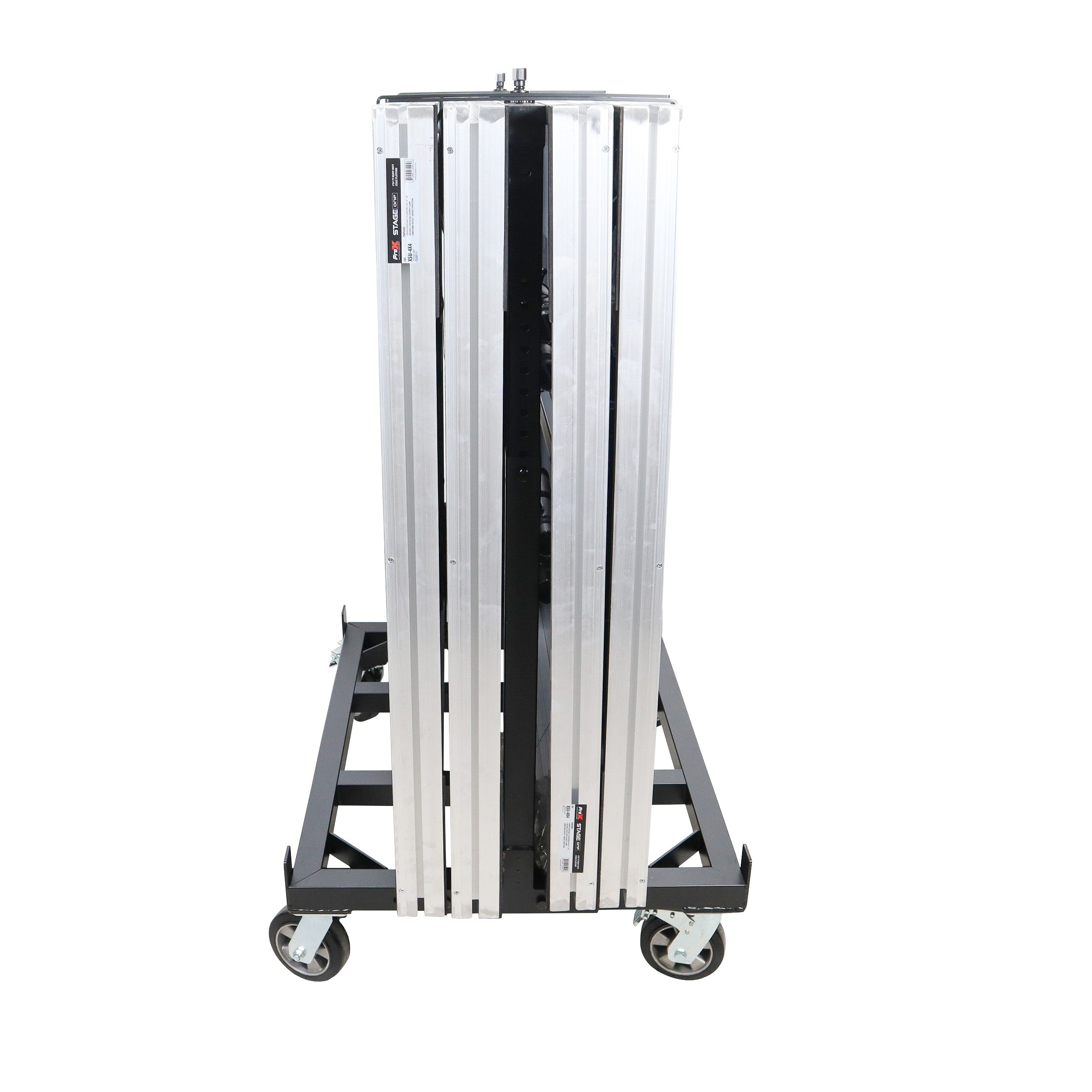 Pro X Universal Portable Rolling dolly for 4X4 and 4X8 Ft. Stage Platforms - Supports 6 to 8 Units