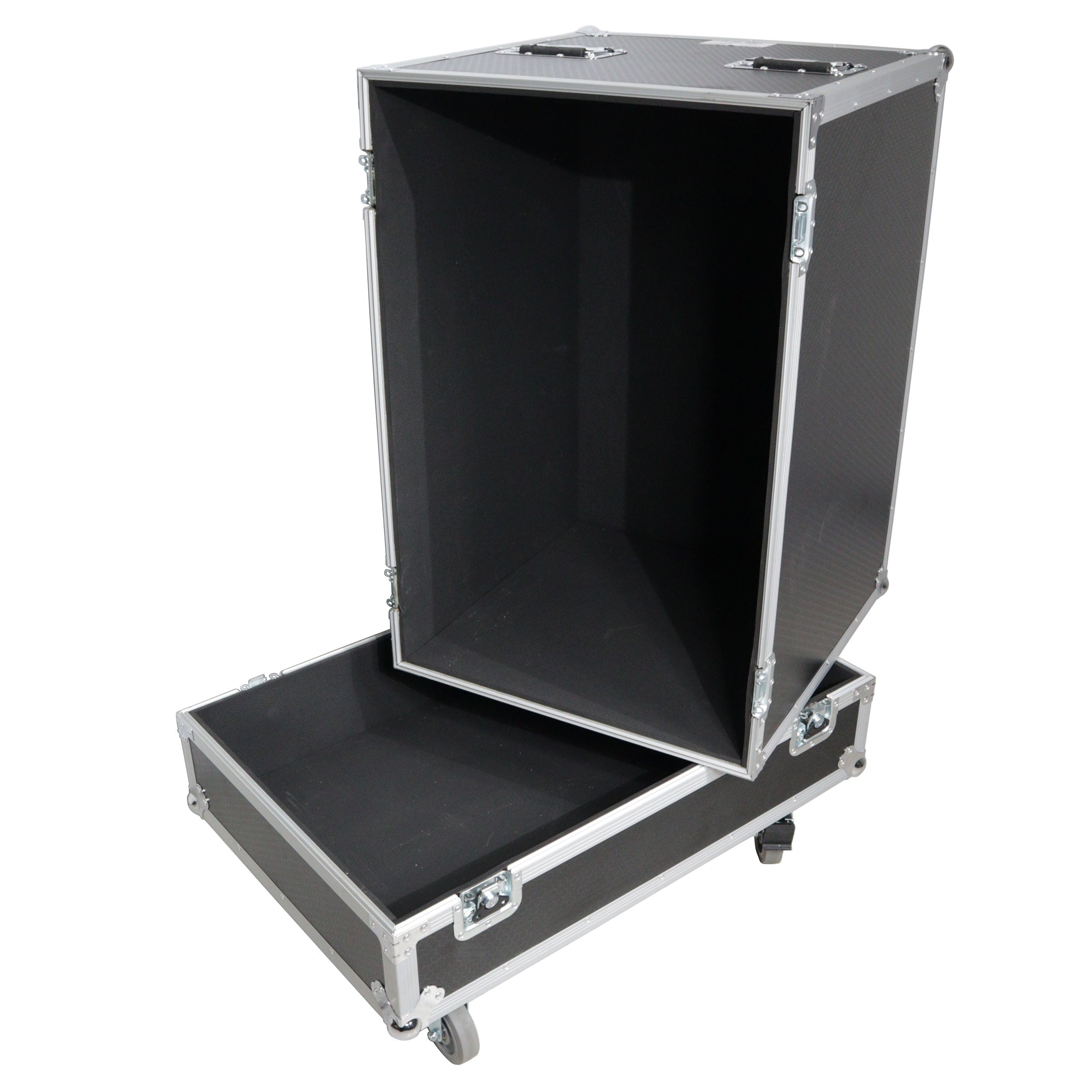 Pro X Universal ATA Speaker Flight Case for RCF 6x HDL6A / HDL26A 1x QSC KS118 Speaker and most similar size speakers 32x21x27 in XS-SP322127W