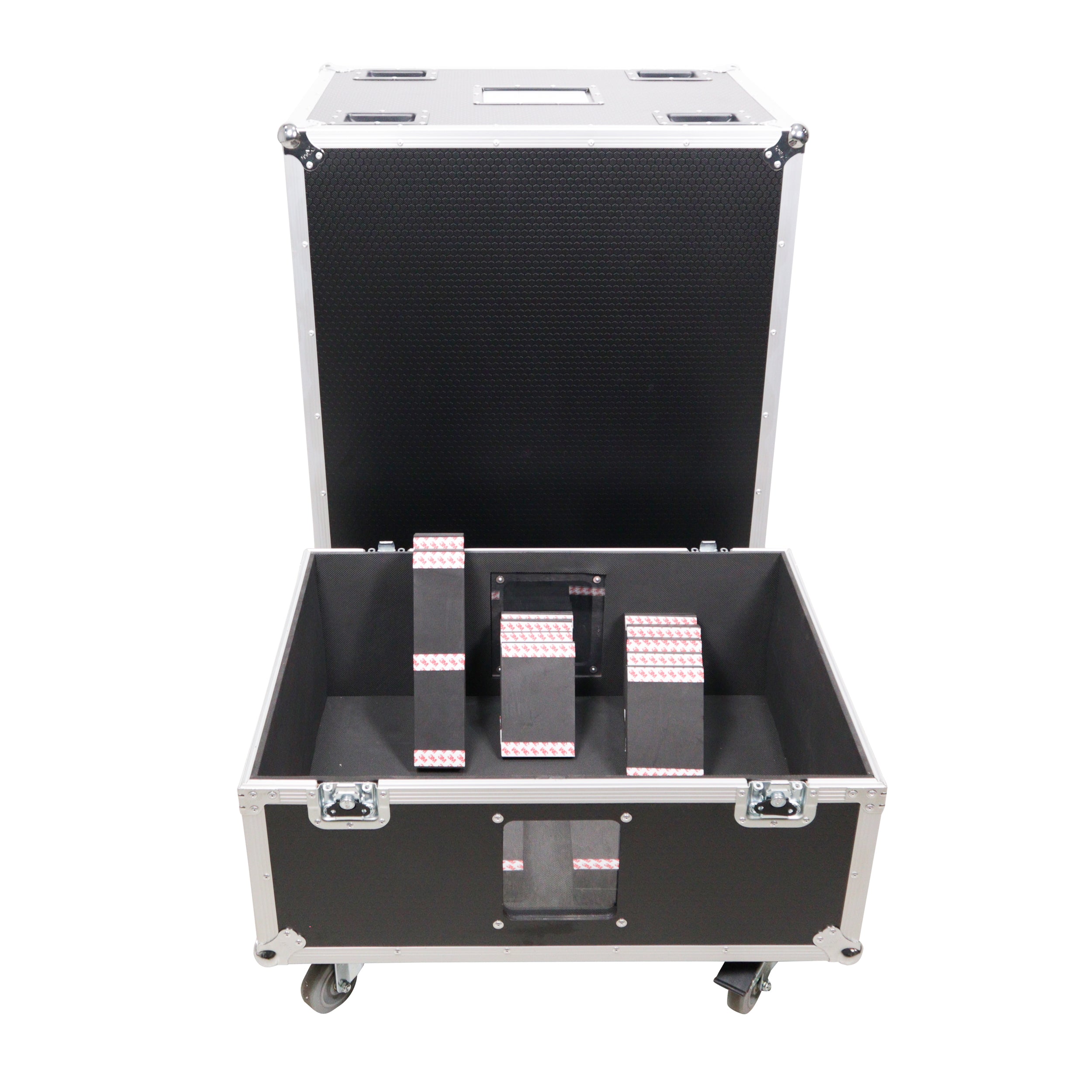 Universal Line Array Speaker Flight Case fits 4x RCF HDL30, HDL20, JBL SRX910LA, DAS SARA100 and most similar XS-SP523022W