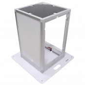 Pro X Lumo Stage Acrylic Pillar 6' Column Cube Section Display Pedestal and Base for LED DJ Stage Lighting Dance Floor XSA-PILLAR6FT