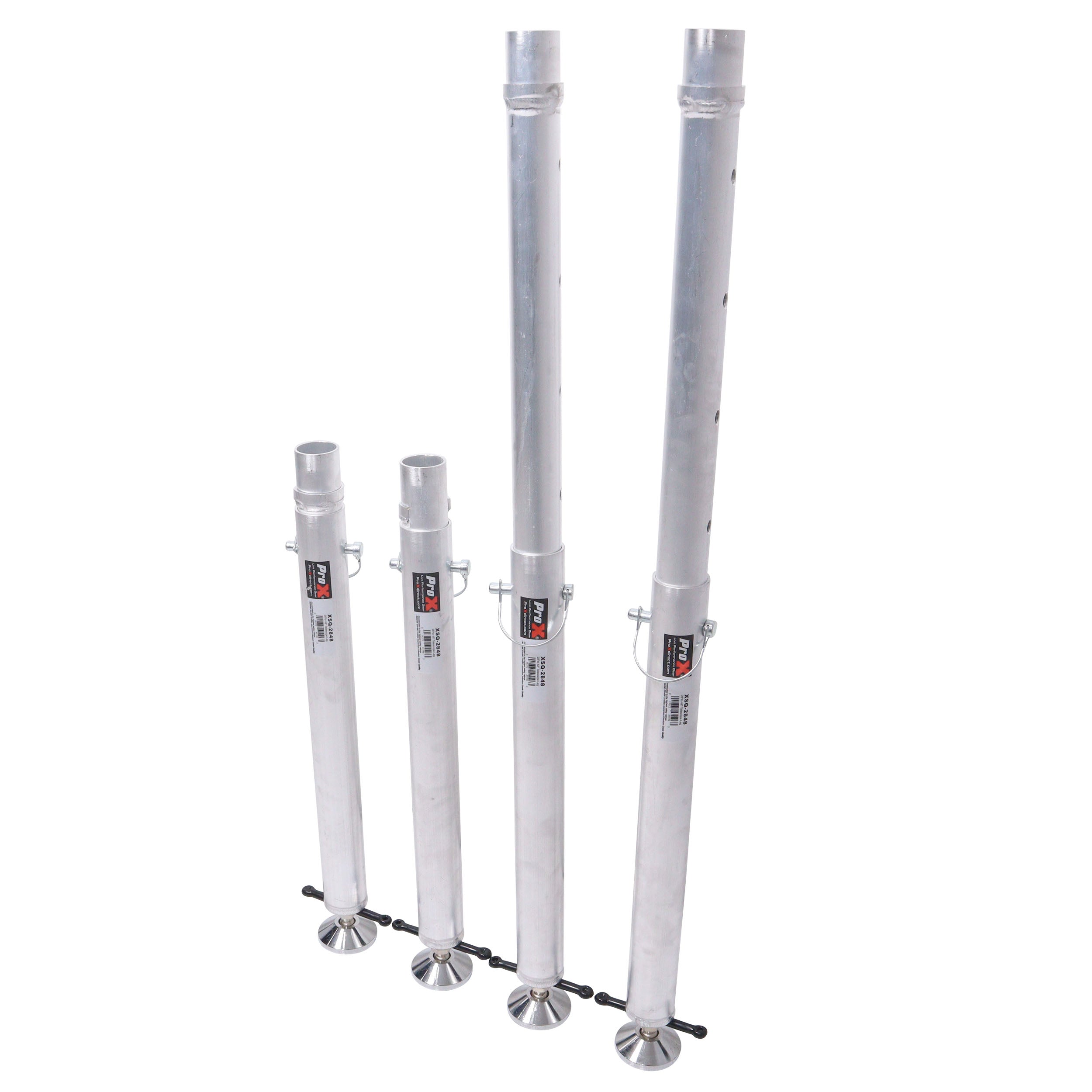 Pro X Set of Four StageQ Platform Telescoping Legs 28 to 48 inch Height Adjustable Legs Only