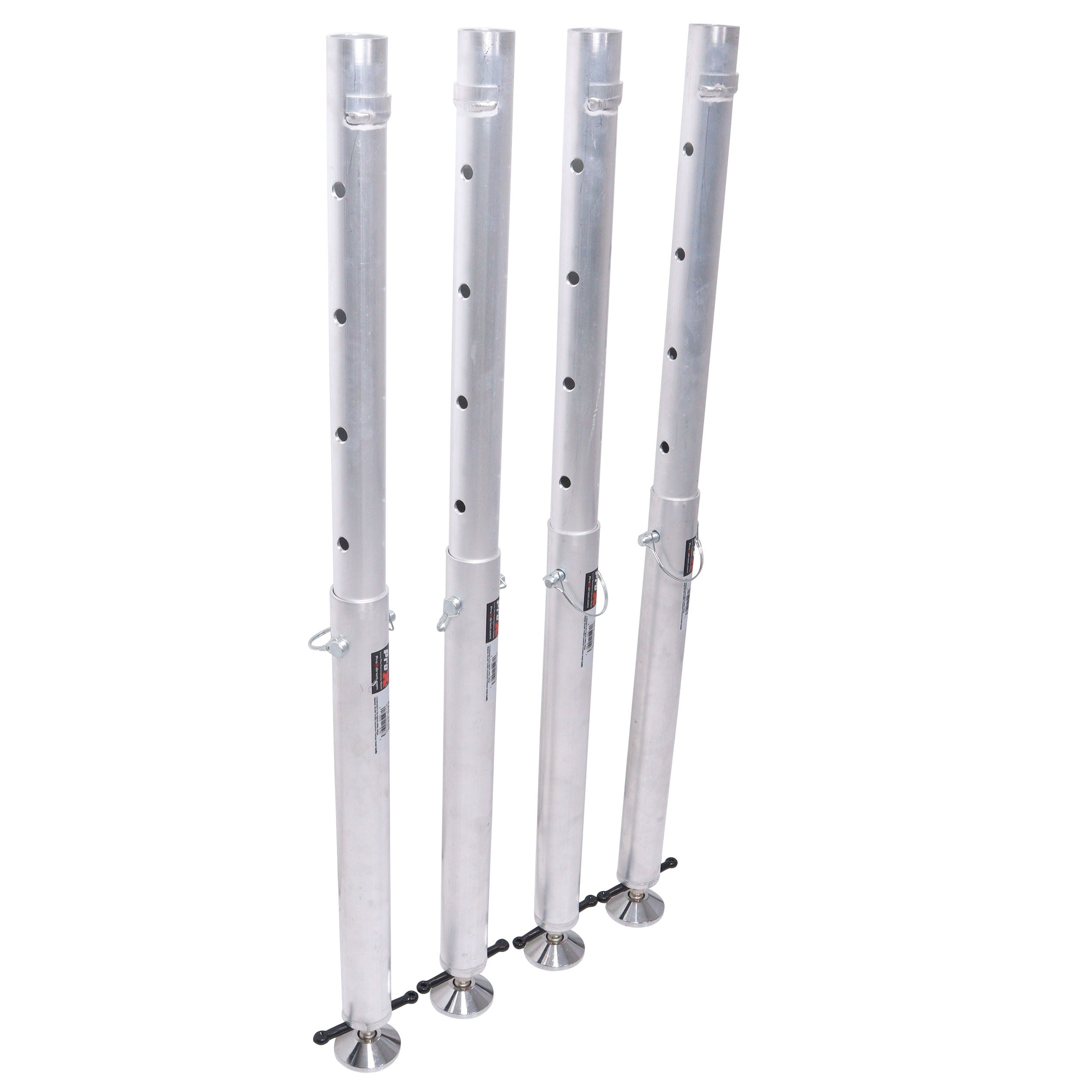Pro X Set of Four StageQ Platform Telescoping Legs 28 to 48 inch Height Adjustable Legs Only