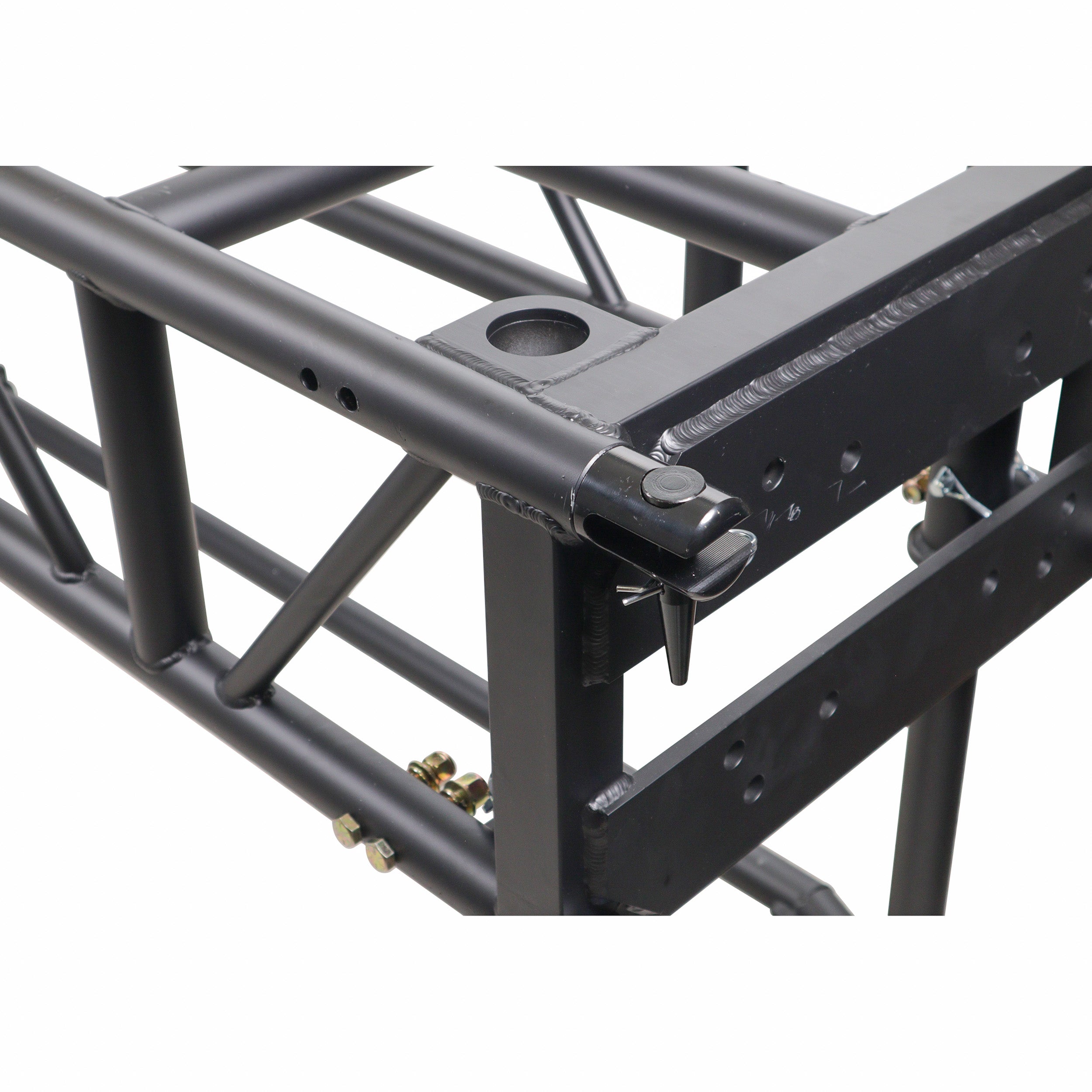 Pro X 10' FT Pre-Rig Truss Segment with Removable Rolling Base System BLACK XT-PRERIG10FTBLK