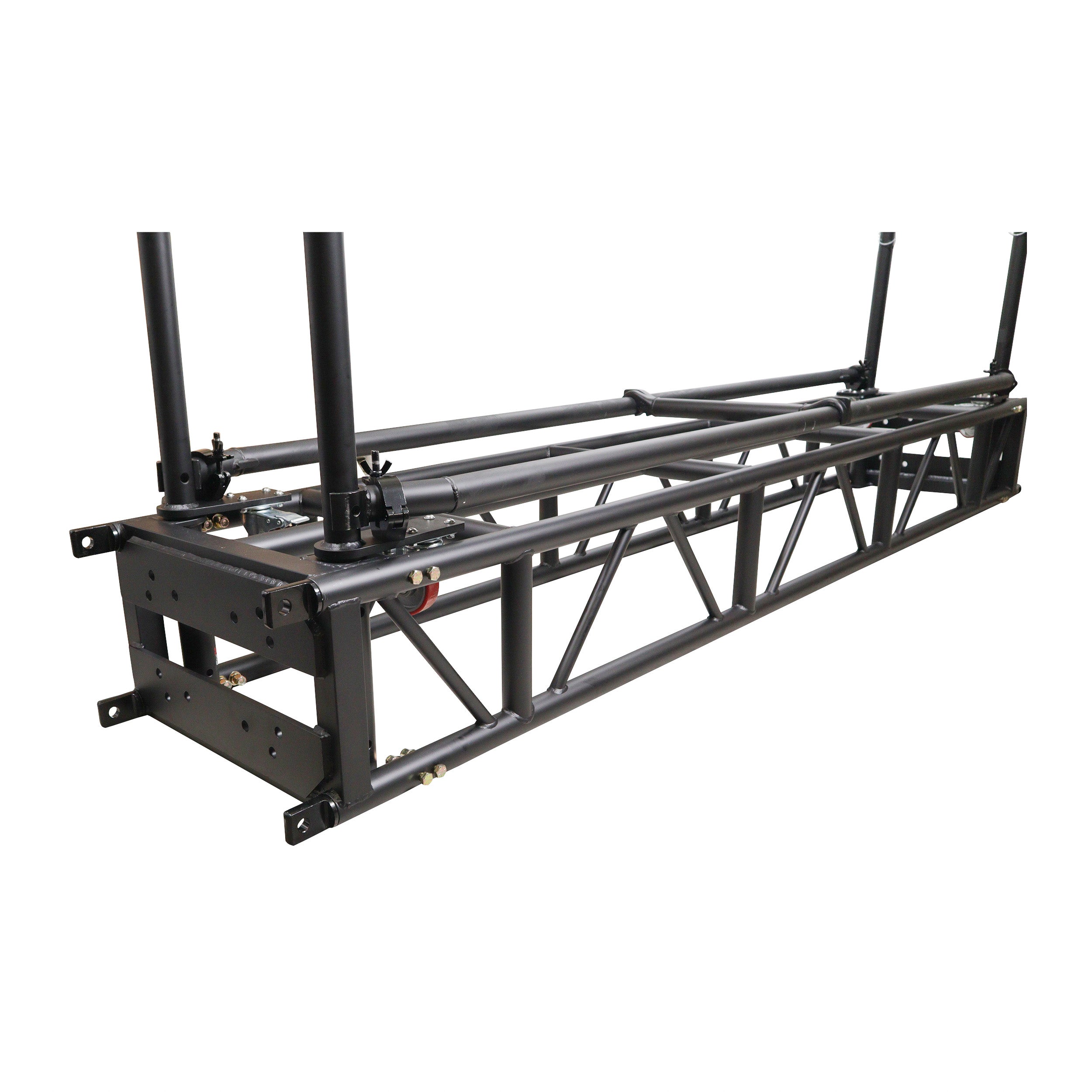 Pro X 10' FT Pre-Rig Truss Segment with Removable Rolling Base System BLACK XT-PRERIG10FTBLK