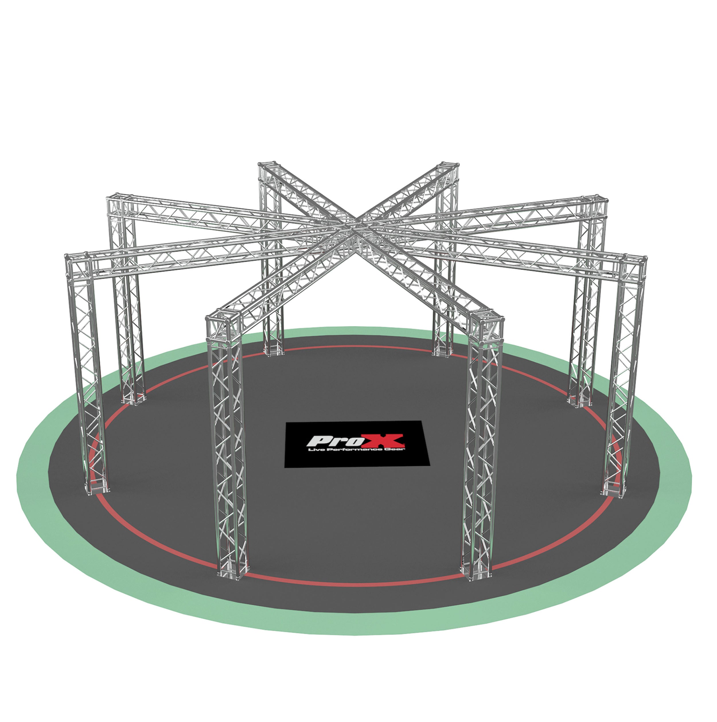 Pro X F34 Spider Trade Show Display Booth Truss System – 9 x 22 Ft. XTP-10W9ES22