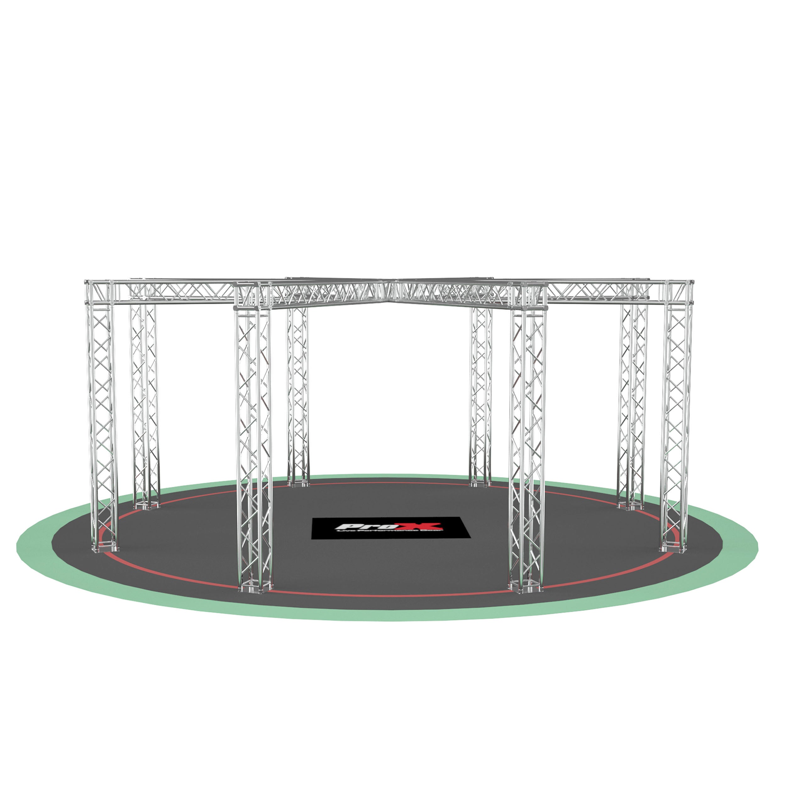 Pro X F34 Spider Trade Show Display Booth Truss System – 9 x 22 Ft. XTP-10W9ES22