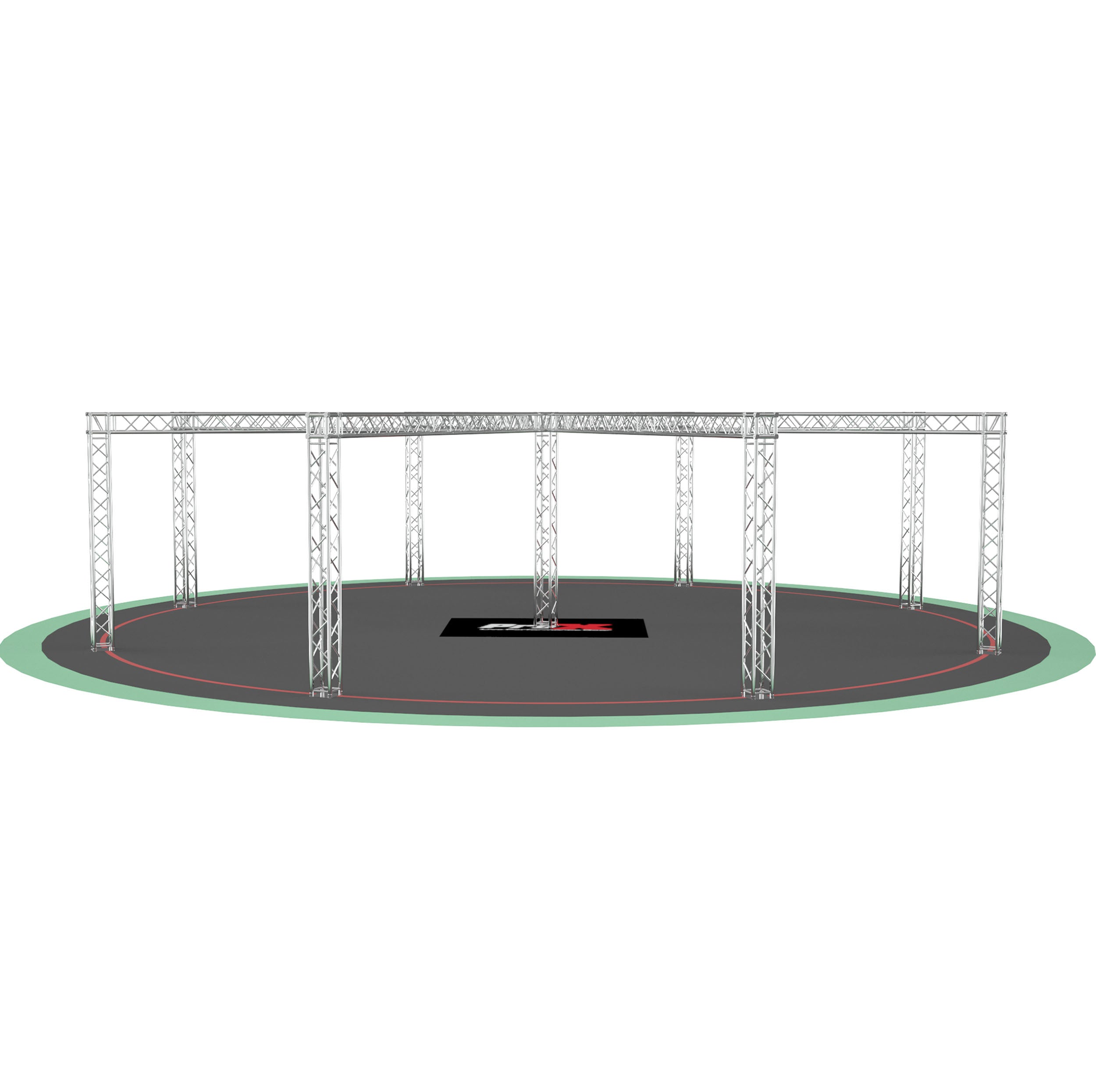 Pro X F34 Spider Trade Show Display Booth Truss System – 9 x 38 Ft. XTP-10W9ES38