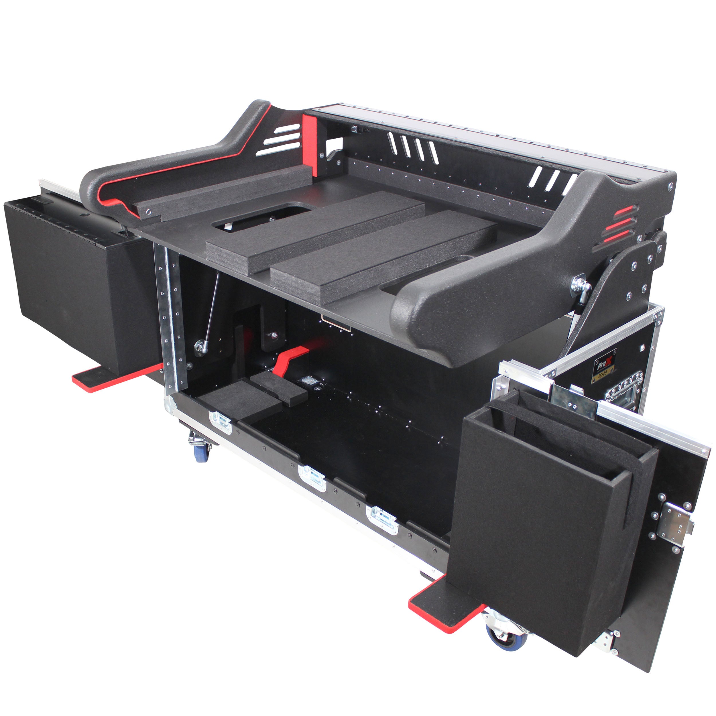 Pro X For MIDAS Heritage D Flip-Ready Hydraulic Console Easy Retracting Lifting 2U Rack Space Case by Zcase HD96-24 XZF-MID-HD2ULMA