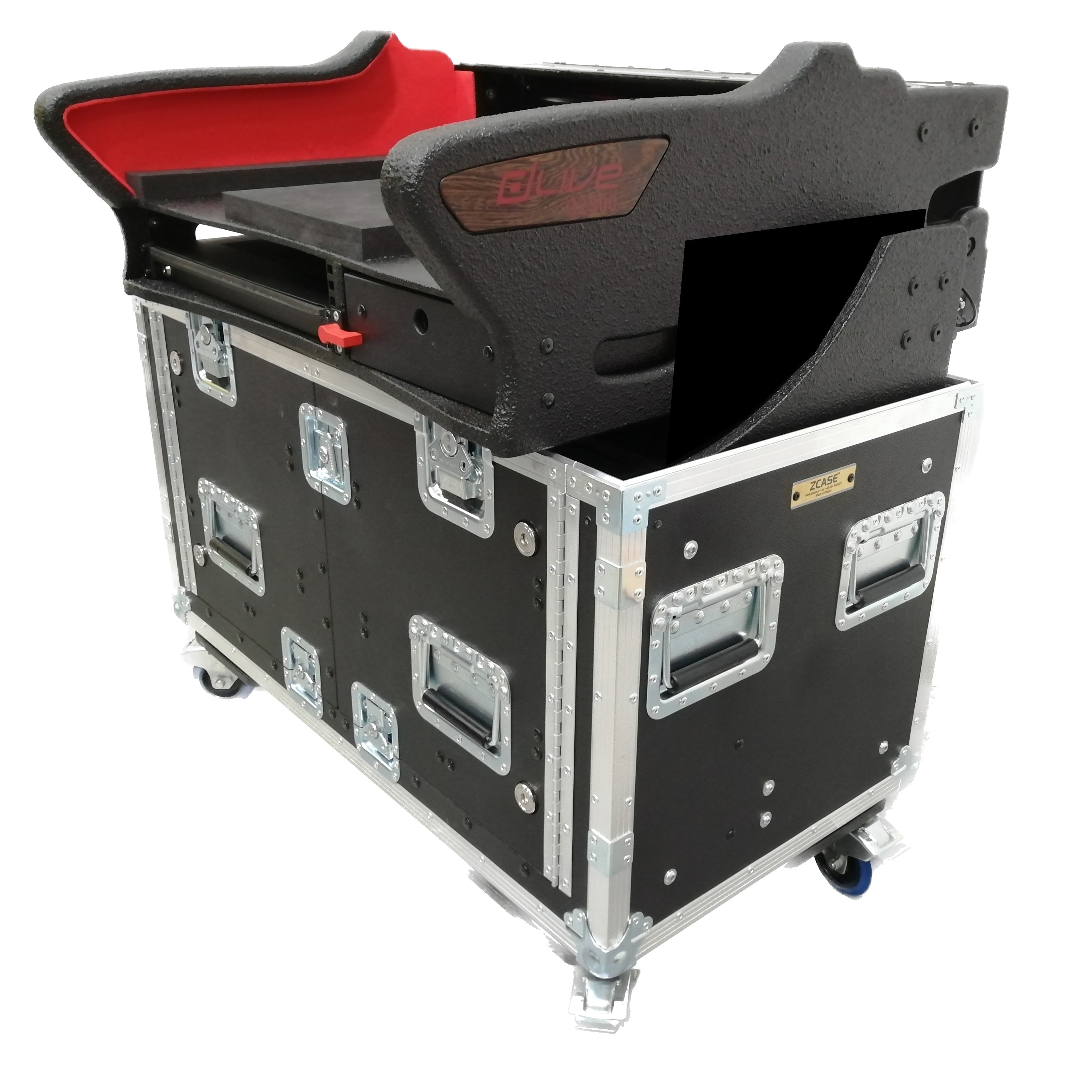 Pro X For Allen and Heath DLive C2500 Flip-Ready Hydraulic Console Easy Retracting Lifting Detachable Case by ZCASE XZF-AH-C2500 D