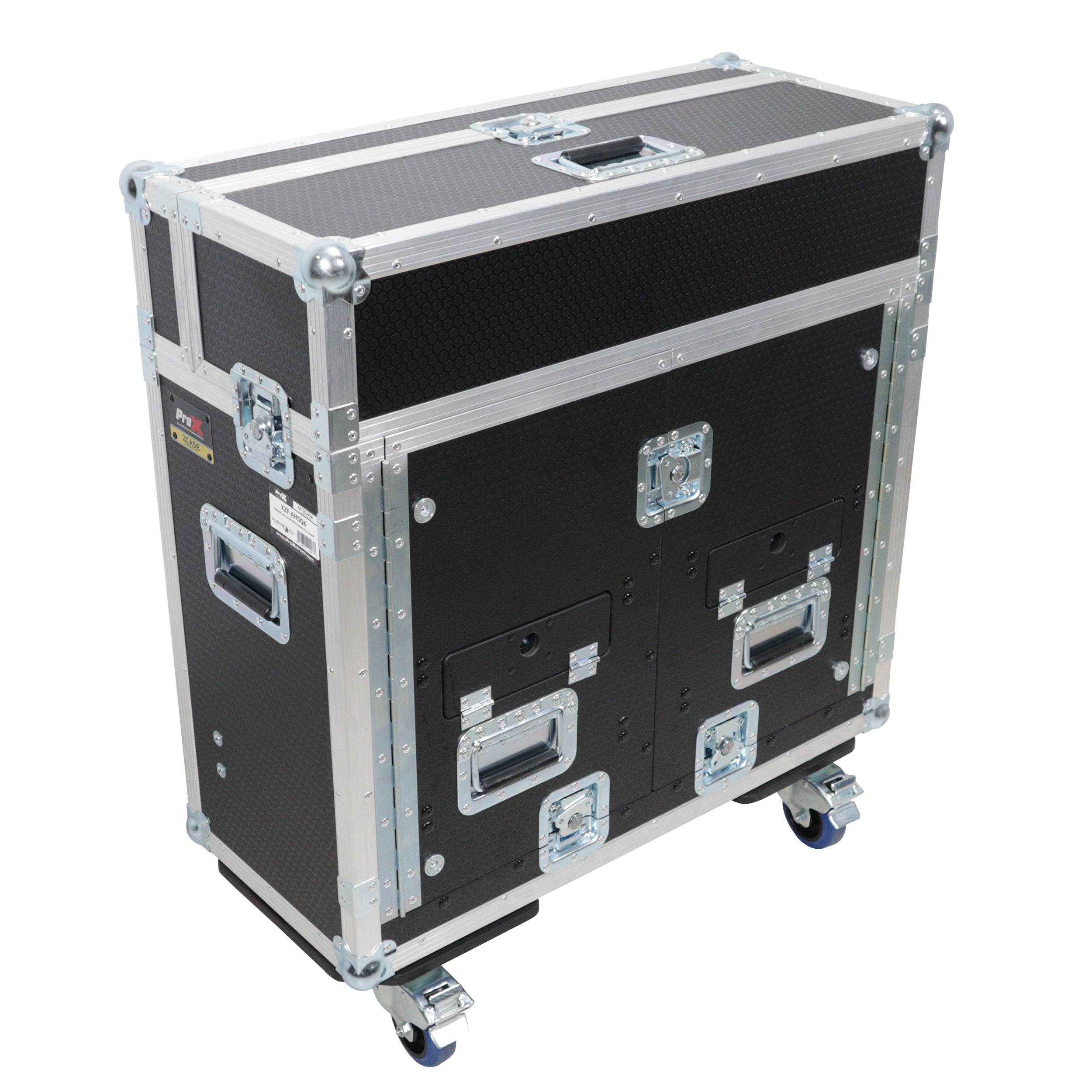 Pro X For Allen and Heath SQ-6 Flip-Ready Hydraulic Console Easy Retracting Lifting Case by ZCASE XZF-AHSQ6