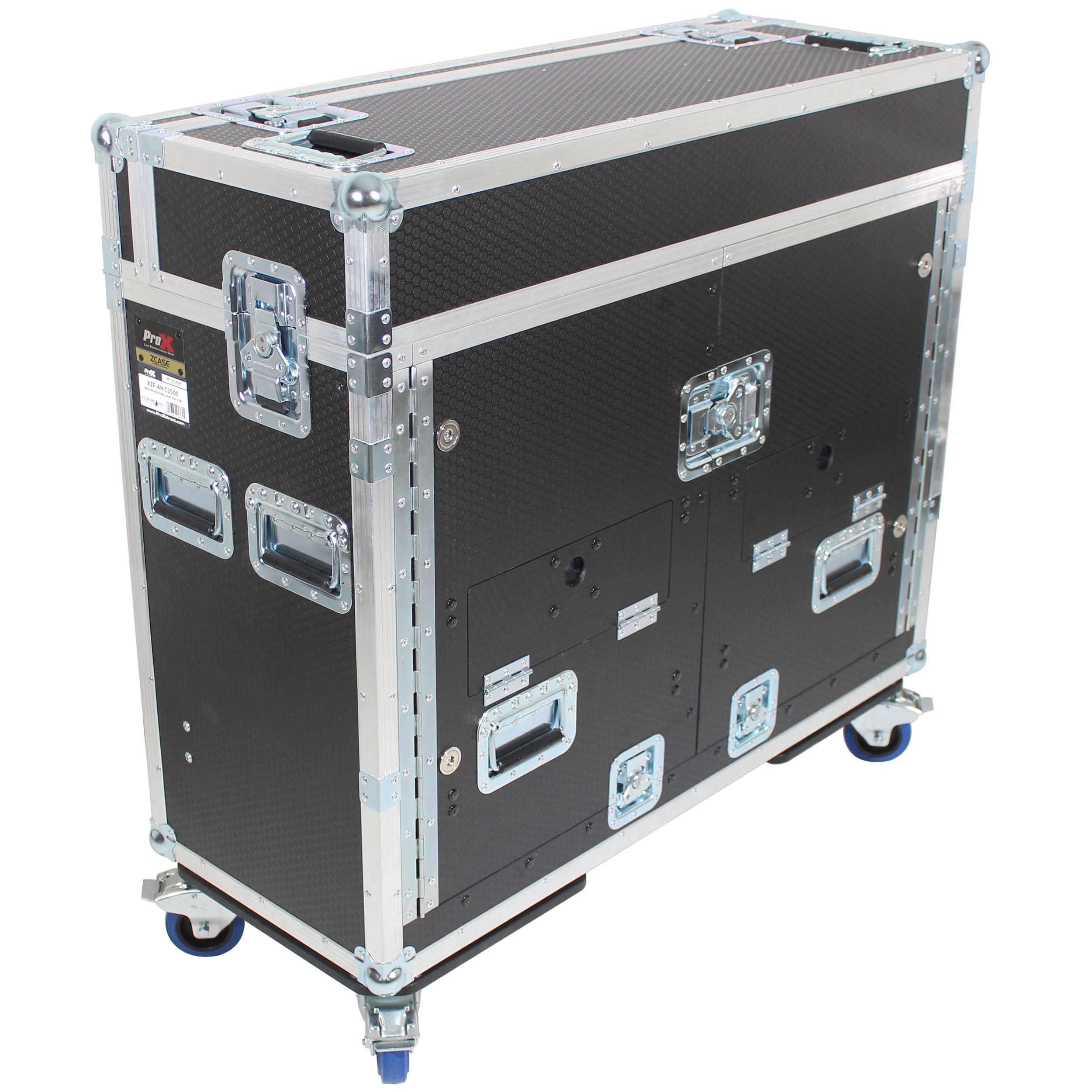 Pro X Flip-Ready Easy Retracting Hydraulic Lift Case for Allen and Heath DLive C3500 Console by ZCase XZF-AHC3500 LMA