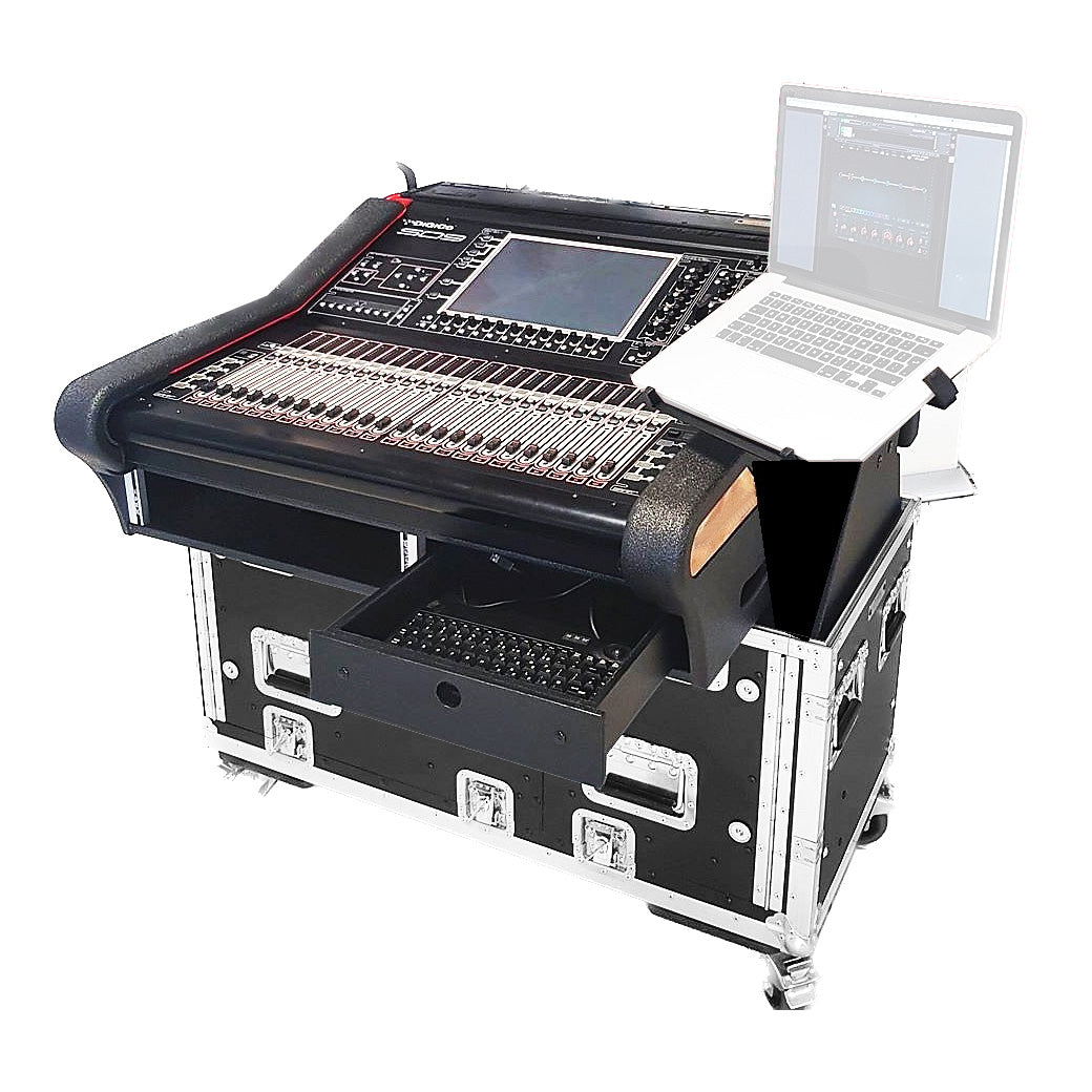 Pro X Flip-Ready Detachable Easy Retracting Hydraulic Lift Case With 2U for Digico SD9 Digital Mixing Console by ZCase® XZF-DIG-SD9 D 2U