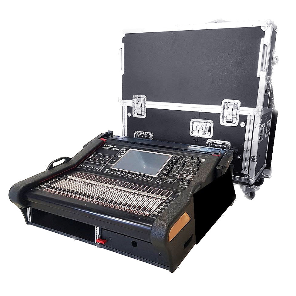 Pro X Flip-Ready Detachable Easy Retracting Hydraulic Lift Case With 2U for Digico SD9 Digital Mixing Console by ZCase® XZF-DIG-SD9 D 2U