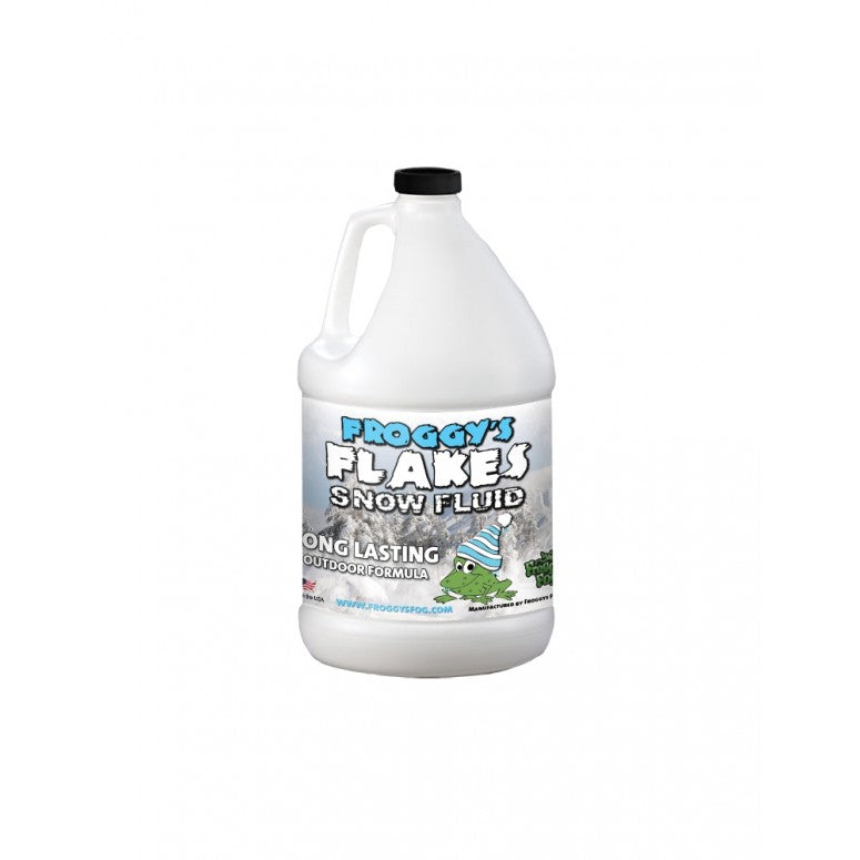 Froggys Fog Long Lasting / Flocking Snow ‐ Ideal For Outdoor Flocking Effects And Very High >75 Feet Drop
