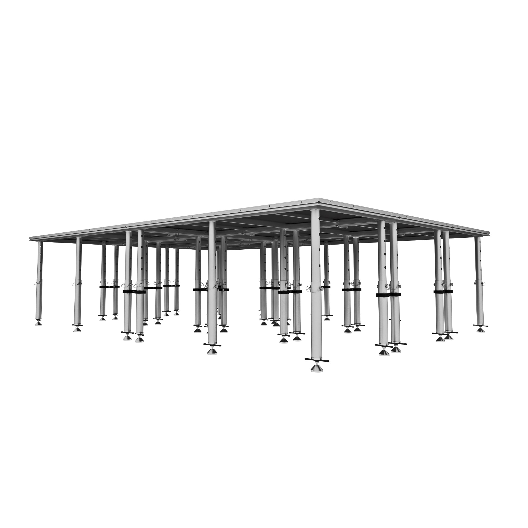 Pro X 12FT x 16FT StageQ 6-Stage Platforms Platforms 4FT x 8FT Package Height Adjustable 28-48 inch XSQ-12x16PKG48